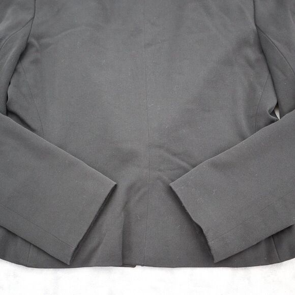 View Suit Womens 12 Black Skirt Suit Notch Lapel Single Breasted Blazer - Picture 16 of 16